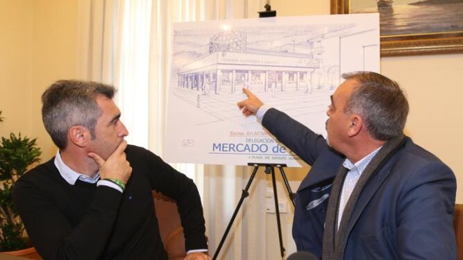 Victor Navas y Bernardo Jiménez presentan el diseño inicial del proyecto.