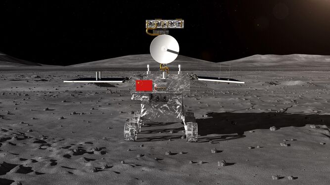 La sonda Chang'e 4 aluniza en la cara oculta de la luna.