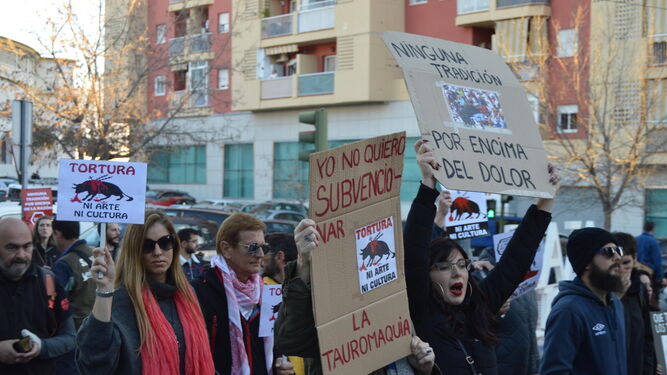 Manifestación de los vecinos de Marbella