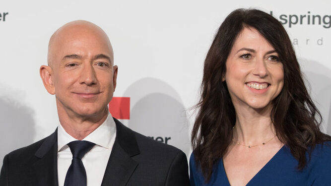 Jeff Bezos y su mujer durante 25 años, Mackenzie (Tuttle, apellido de soltera)
