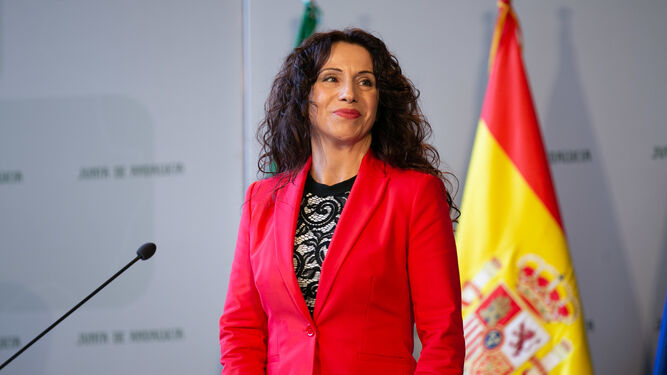 Rocío Ruiz, en la jura como consejera de la Junta