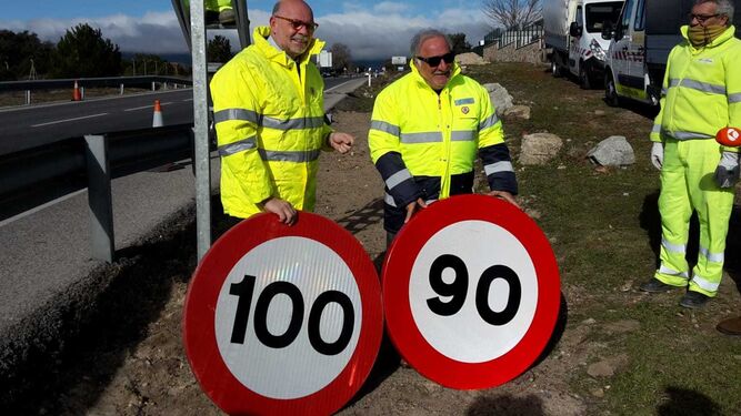 Desde el martes 29 de enero de 2019 entra en vigor el nuevo límite a 90 km/h.