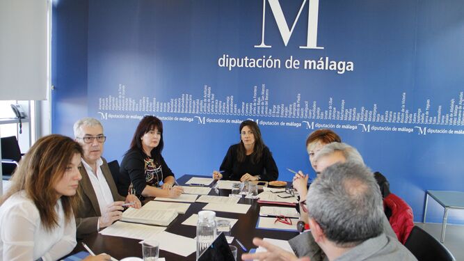 Reunión entre la Diputación de Málaga y la UMA.
