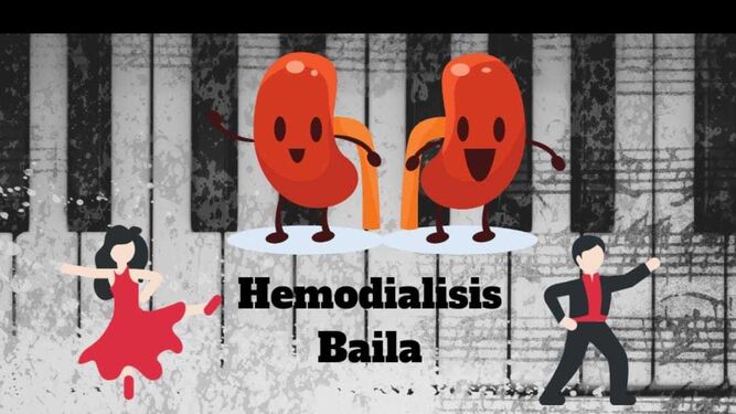 El cartel del proyecto 'Hemodialisis baila'.