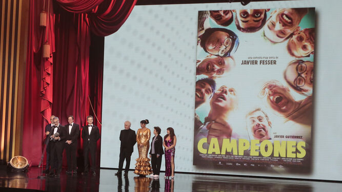 'Campeones' recibe el Premio Goya a la Mejor Película