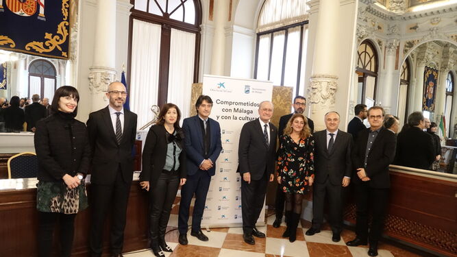 Presentación del convenio de colaboración entre La Caixa y el Ayuntamiento para 2019.