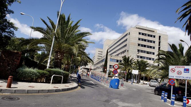 Hospital materno infantil de Málaga, donde estuvo ingresada la niña.