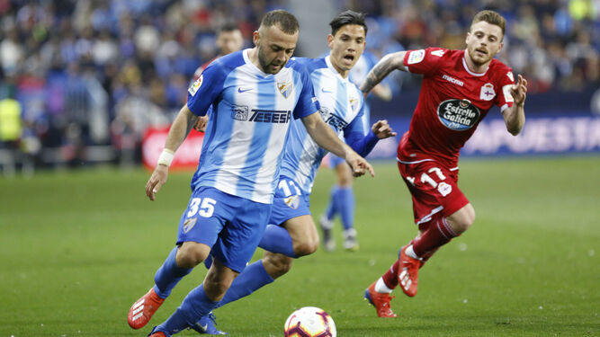 Las imágenes del Málaga - Deportivo
