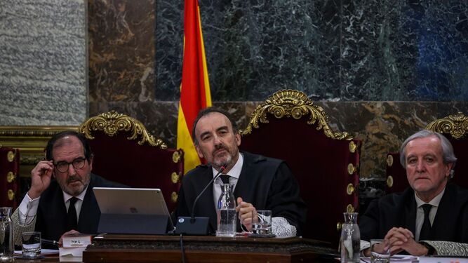Manuel Marchena, presidiendo un tribunal.