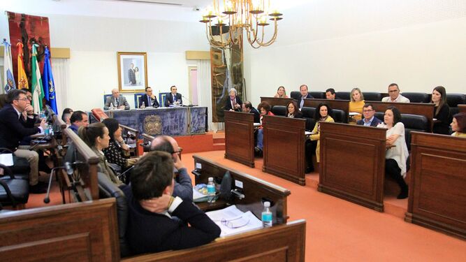 Imagen de archivo del Pleno de la Diputación.