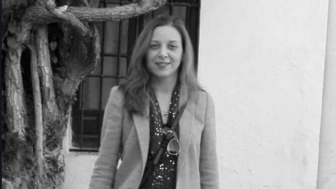 Victoria León, autora de la obra ganadora del premio 'Hermanos Machado'.