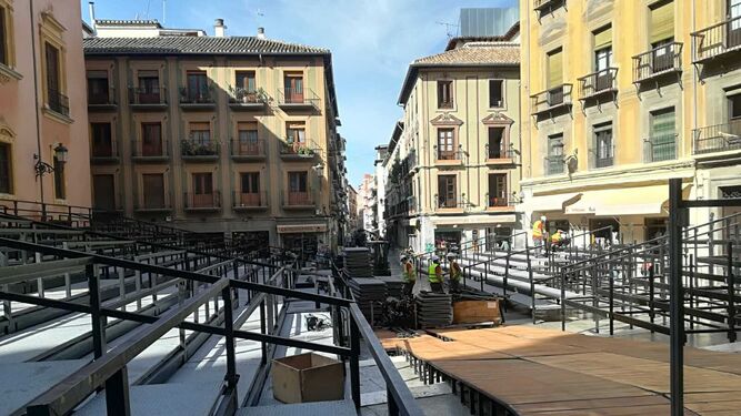 Por segundo año consecutivo, los palcos de Semana Santa tendrán que esperar en Granada