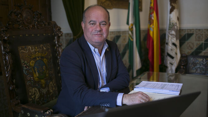 Manuel Barón, en su despacho.