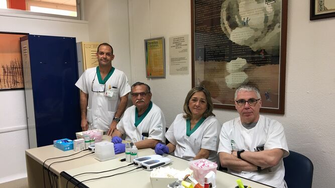 Consulta para pacientes en tratamiento anticoagulantes en el Hospital Clínico de Málaga.