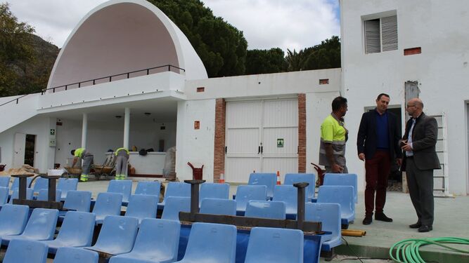 El Ayuntamiento mejora las instalaciones del auditorio municipal de Mijas Pueblo