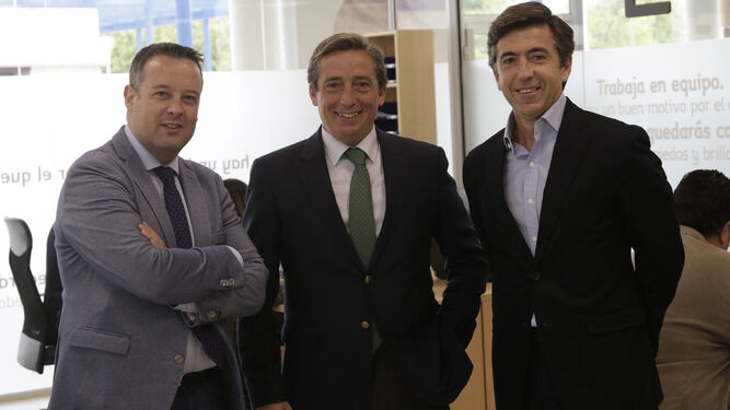 Luis M. Martín, Luis Garzón y Alfredo Montero, socios fundadores de Lúmina Energía.