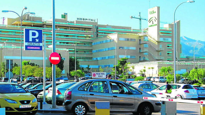 Aparcamientos del Hospital Costa del Sol de Marbella.