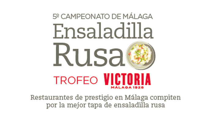 Cartel del quinto Campeonato de Málaga de Ensaladilla Rusa.