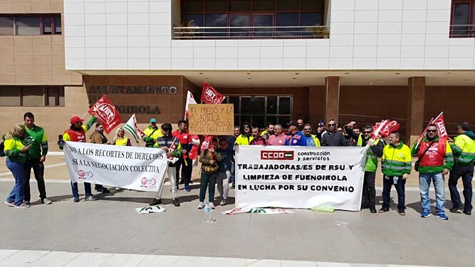 Los trabajadores de Urbaser en Fuengirola irán a la huelga el lunes de no alcanzar un acuerdo este viernes