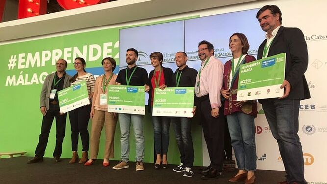 Ganadores en los Premios #Emprende24 Málaga.