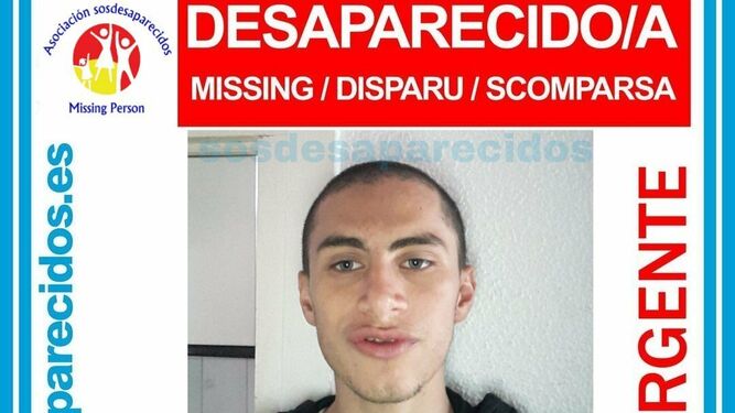 Buscan a un joven de 18 años desaparecido en Málaga capital.