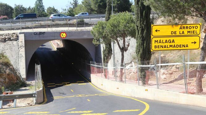Abren al tráfico los accesos provisionales de acceso a Benalmádena en el km 222