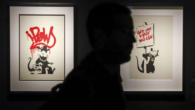 Las fotos de la exposici&oacute;n 'Banksy. The art of protest' en La T&eacute;rmica, en M&aacute;laga