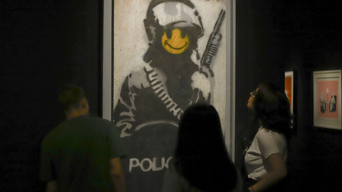 Las fotos de la exposici&oacute;n 'Banksy. The art of protest' en La T&eacute;rmica, en M&aacute;laga