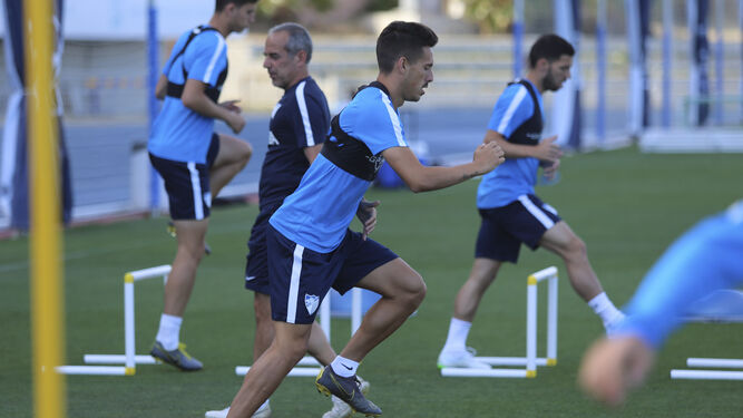 Las imágenes del Málaga CF en la vuelta al trabajo