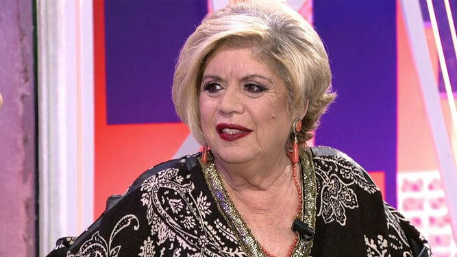 María JIménez en una de sus últimas apariciones en Telecinco