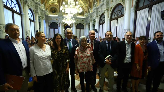 Fotos del homenaje a Lorca de la Fundaci&oacute;n Manuel Alc&aacute;ntara de M&aacute;laga