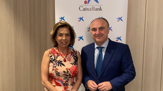La gerente de Prolongo,  ganadora del Premio Mujer Empresaria CaixaBank 2019 en la Dirección Territorial de Andalucía Oriental y Murcia.