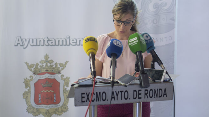 María del Carmen Martínez, delegada municipal de Economía de Ronda