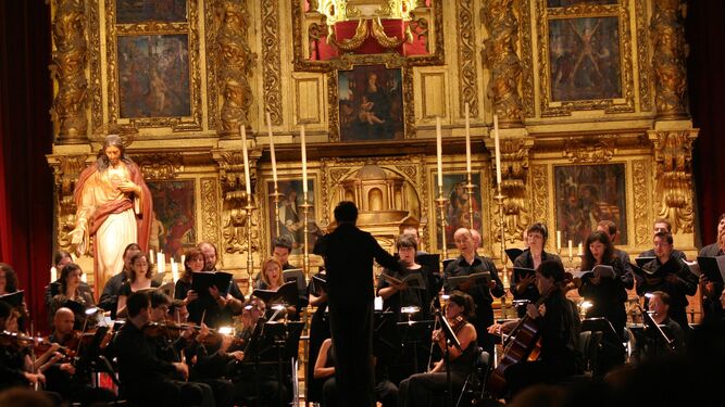 Un concierto de la Orquesta Filarmónica de Málaga en la Catedral.