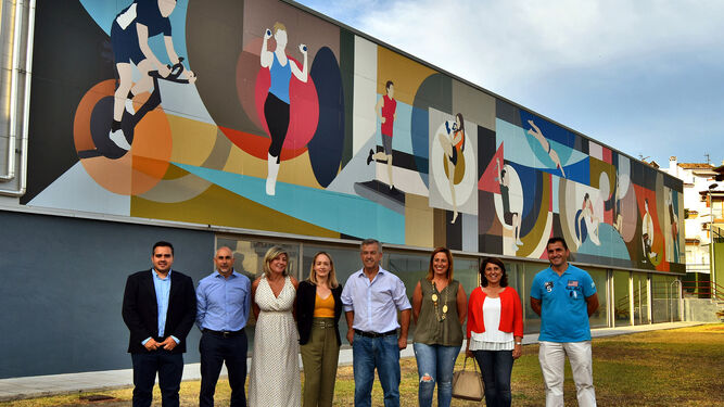 Nuevo mural artístico inaugurado en Estepona.
