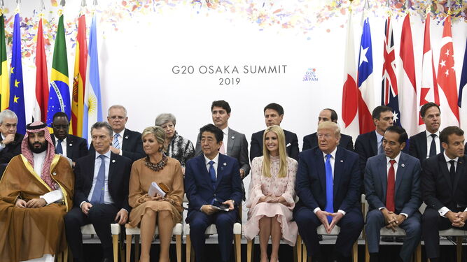Foto de familia de los asistentes a la cumbre del G-20