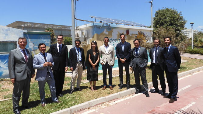 Delegación de Portugal en su visita a la Smartcity Málaga.