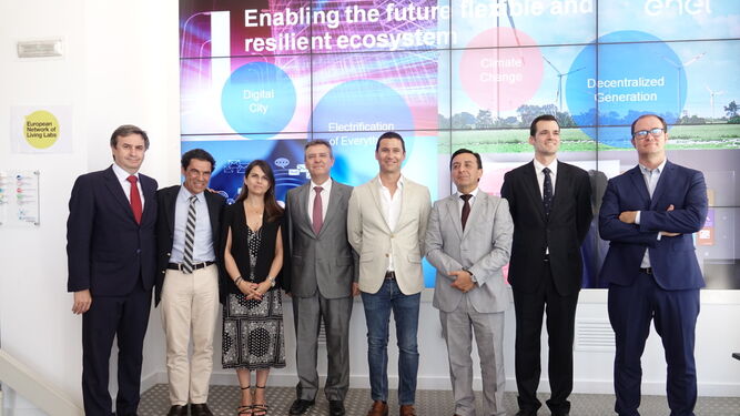 Delegación de Portugal en su visita a  la Smartcity Málaga.