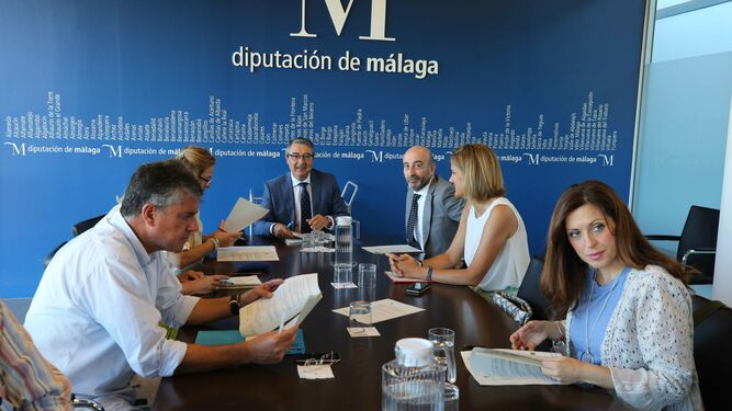 Junta de Gobierno de la Diputación de Málaga, celebrada el pasado miércoles.