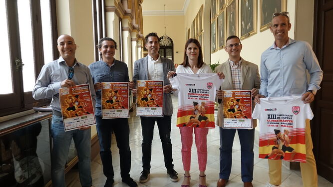 Presentación del campeonato de España de clubes máster de atletismo.
