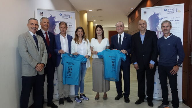 Presentación de la Maratón de Málaga de 2019.