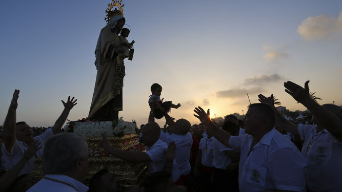 Las fotos de las procesiones de la Virgen del Carmen en Málaga