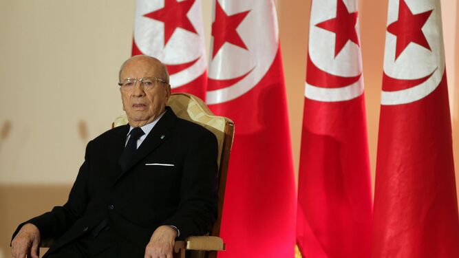 El presidente de Túnez, Beji Caïd Essebsi.