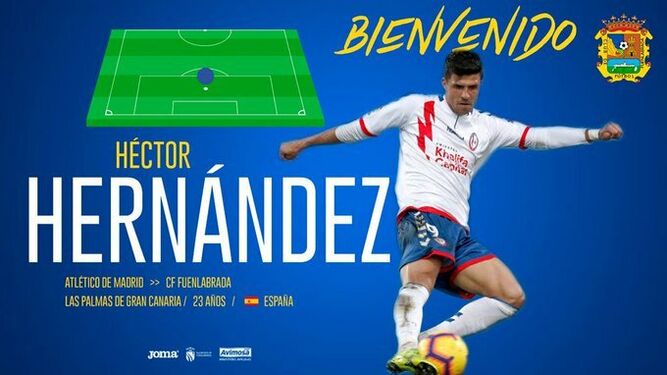 Héctor Hernández será rival del Málaga