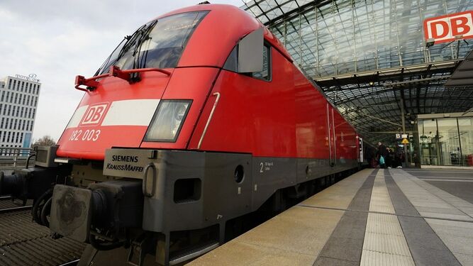 Imagen de archivo de un tren en Alemania.