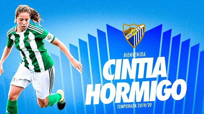 Cintia Hormigo, nuevo fichaje del Málaga Femenino.