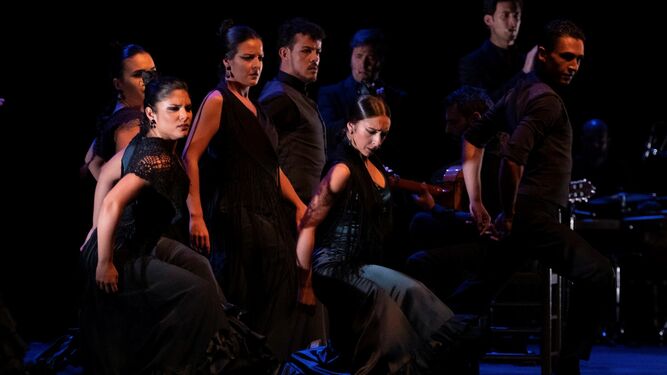 'Naturalmente flamenco', en una reciente representación en Niebla.