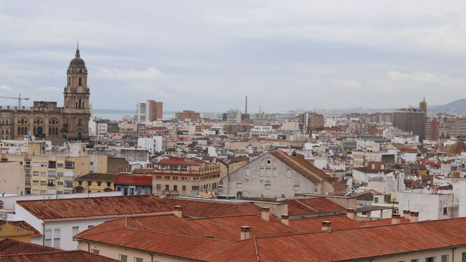 Vista del Centro de Málaga.