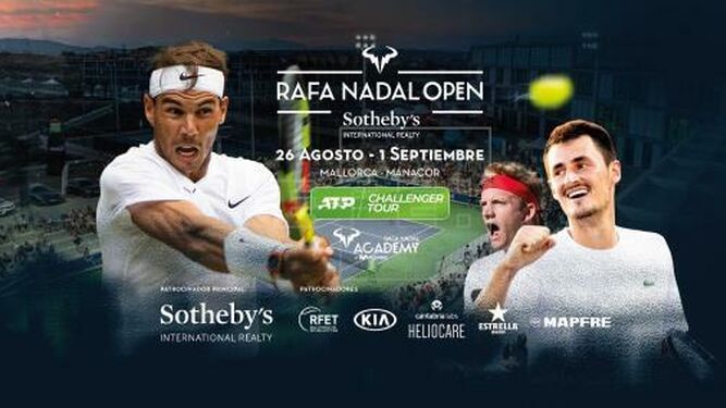 Cartel del Rafa Nadal Open.