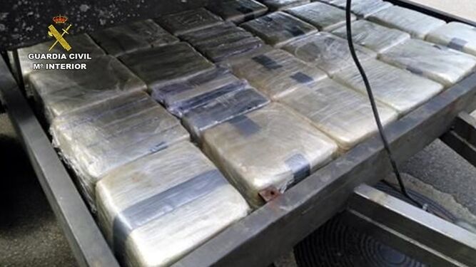 Cocaína incautada en el marco de la operación Mansalva, en Galicia